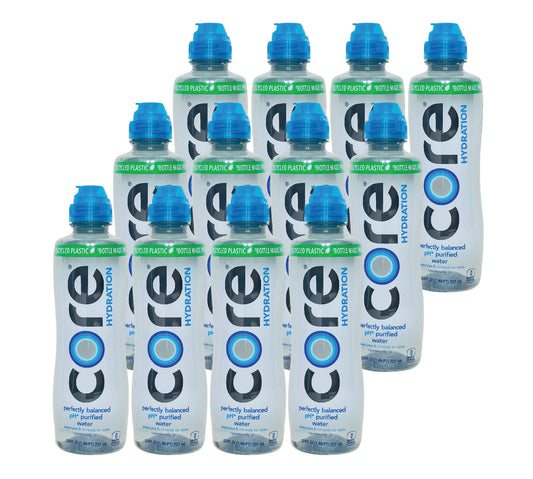 CORE Hydration- 23.9 Fl oz (707mL) (12 Bottles) Sport Cap