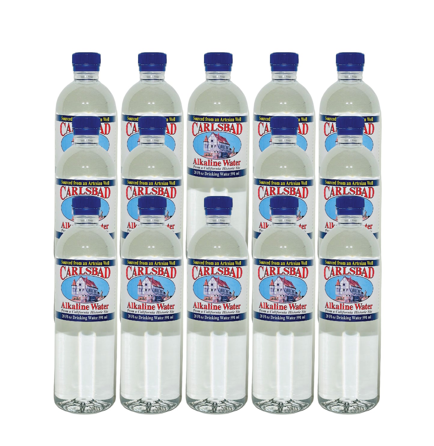 Carlsbad Alkaline Water- 20 Fl oz (591mL) (14 Bottles)