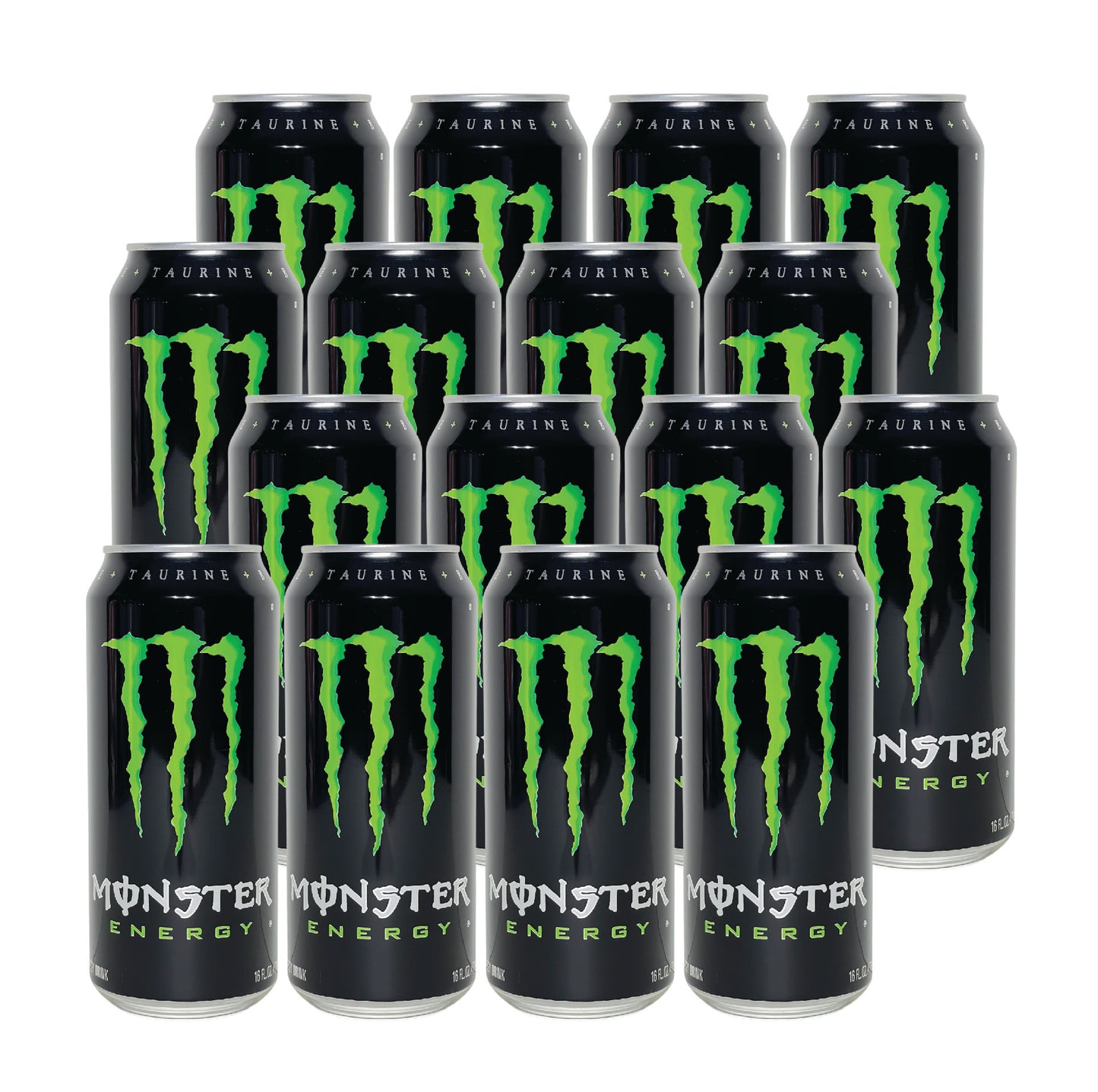 Monster Energy- Original (16 Fl oz) (16 Cans)