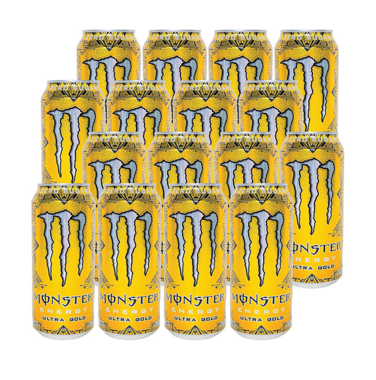 Monster Energy- Ultra Gold (16 Fl oz) (16 Cans)