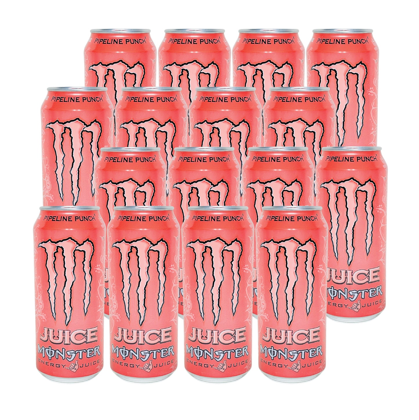 Monster Energy Juice- Pipeline Punch (16 Fl oz) (16 Cans)