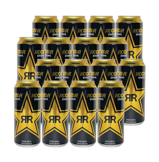 Rockstar Energy Drink- Original (16 Fl oz) (16 Cans)