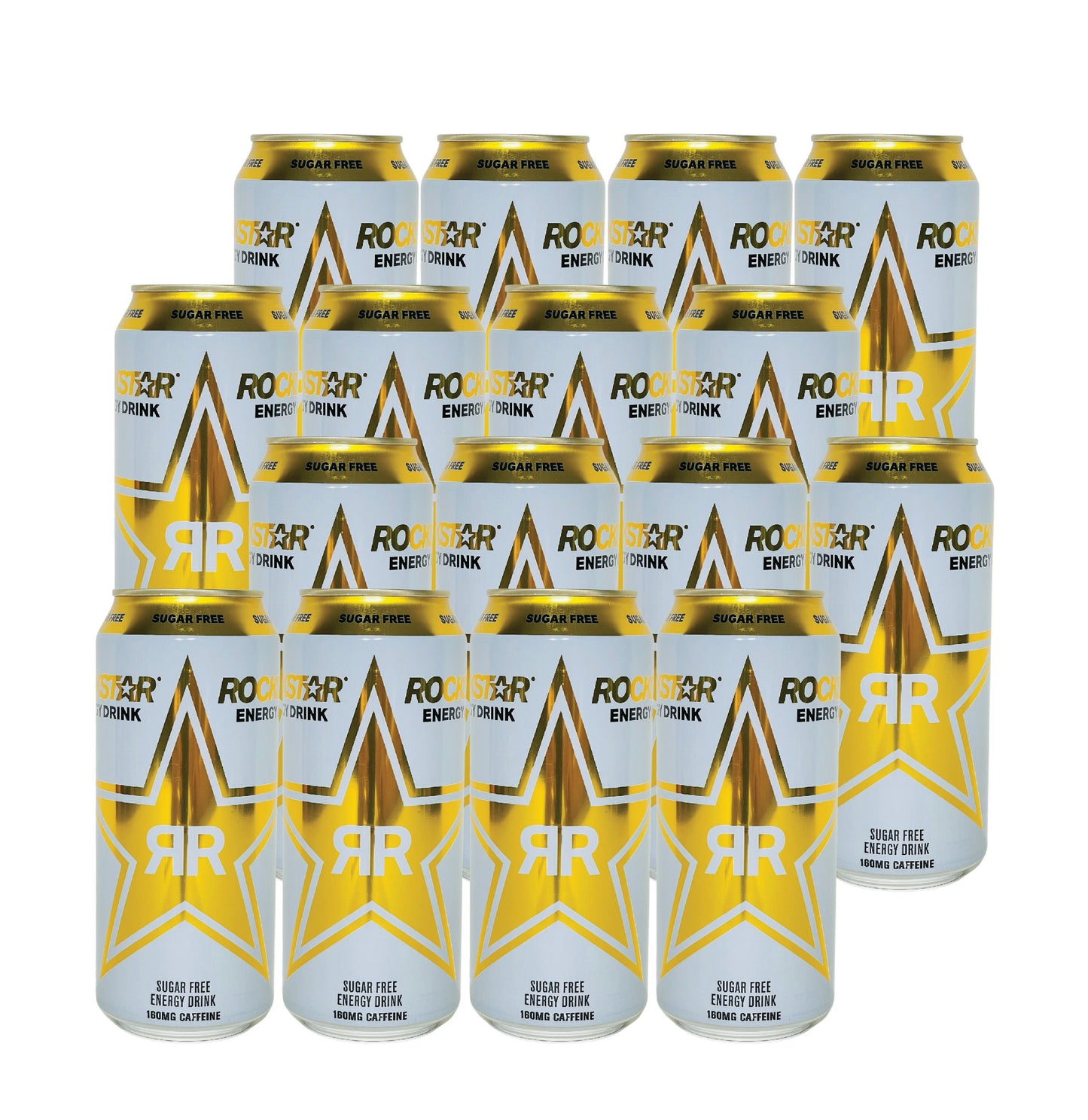 Rockstar Energy Drink- Sugar Free (16 Fl oz) (16 Cans)