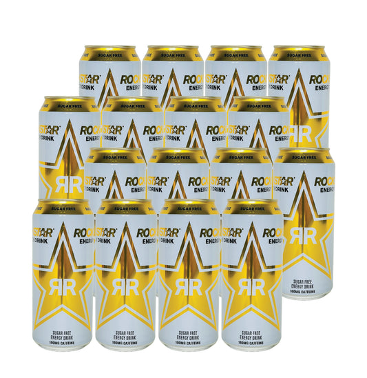Rockstar Energy Drink- Sugar Free (16 Fl oz) (16 Cans)