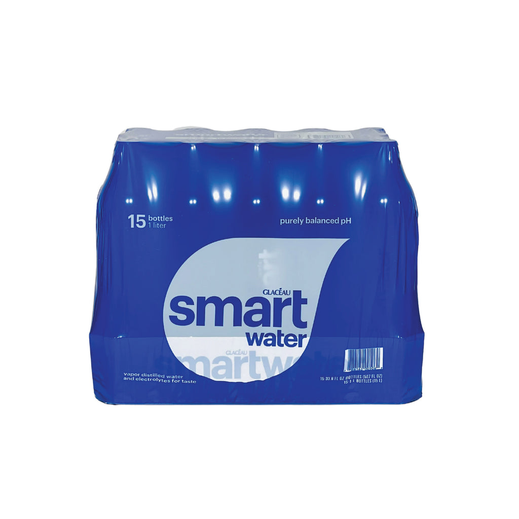 SmartWater- 1L (33.8 Fl oz) (15 Bottles)