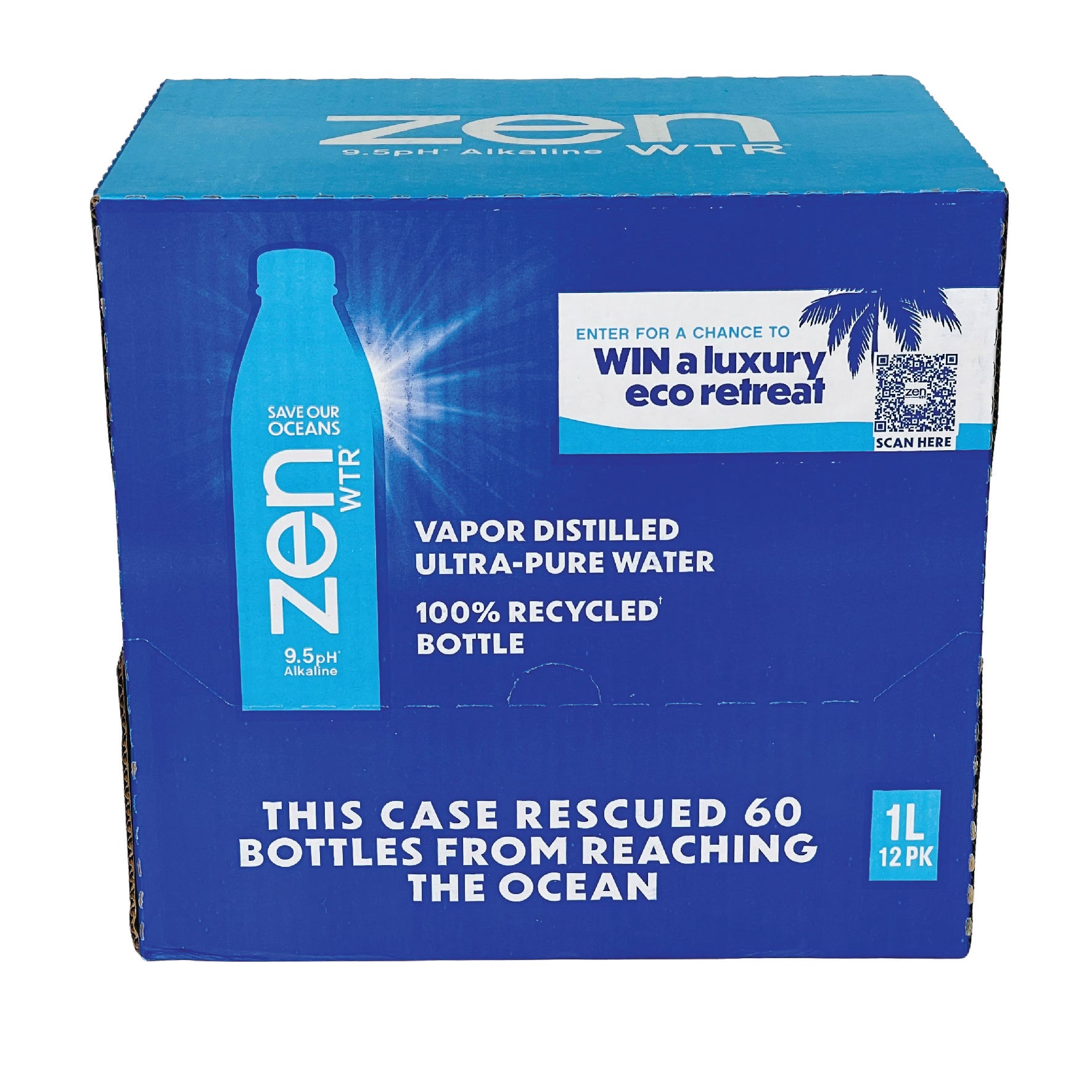 ZenWTR- 1L (33.8 Fl oz) (12 Bottles)
